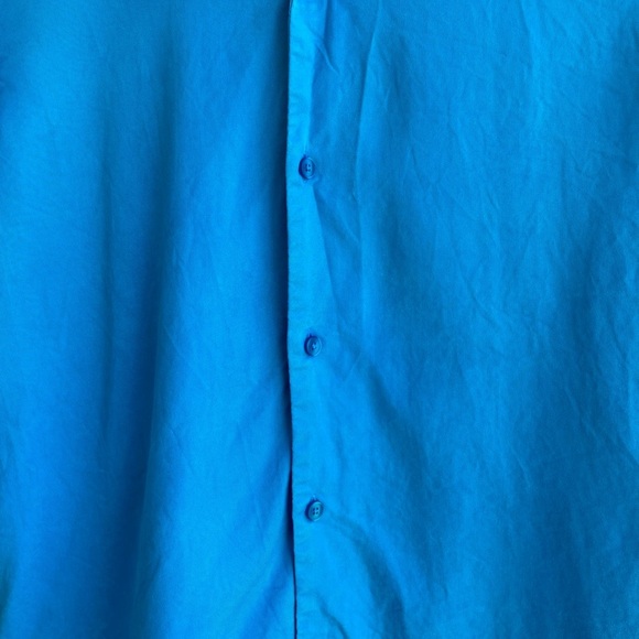 ZARA LIGHT BLUE LIGHTWEIGHT, LOOSE-FIT BUTTON UP Men’s Small - Picture 3 of 5